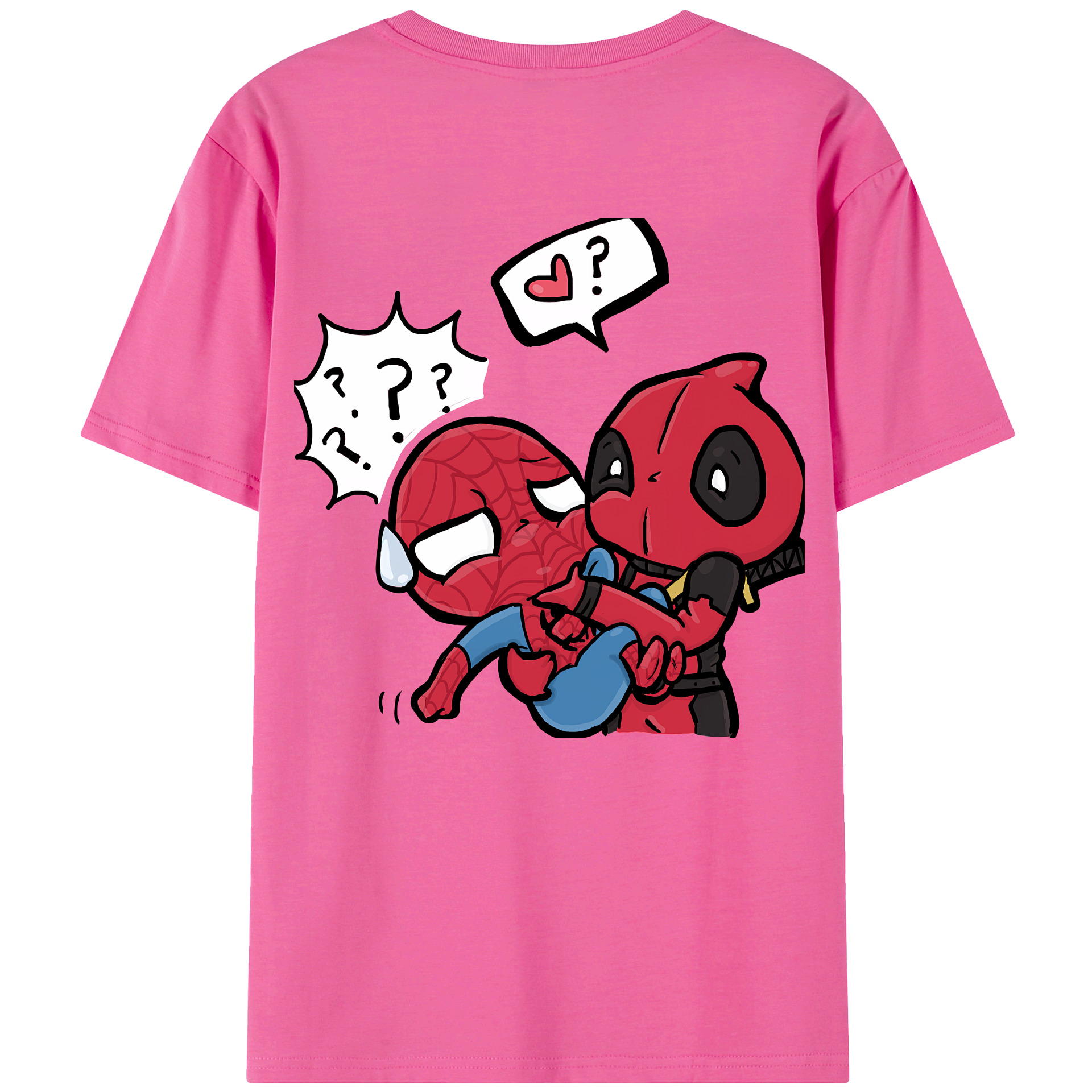 （画像用） Deadpool デッドプール レディース半袖Tシャツ(バックプリント)